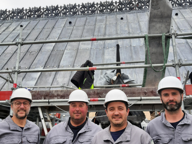 Visite du chantier Notre-Dame de Paris